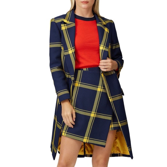 Milly Jackets & Blazers - Milly plaid overcoat